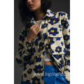 Fashionable and versatile women's floral jacket